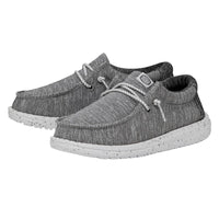 Hey Dude Wally Youth Sport Knit - Light Grey