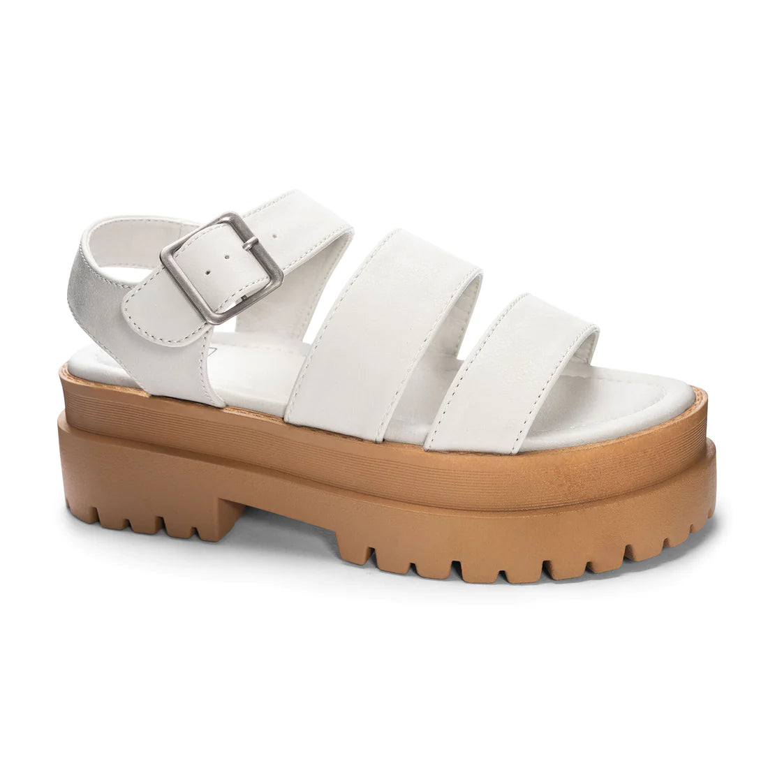 Baddie Casual Sandal - Bone