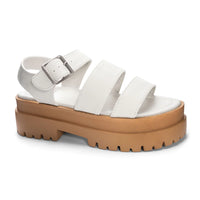 Baddie Casual Sandal - Bone