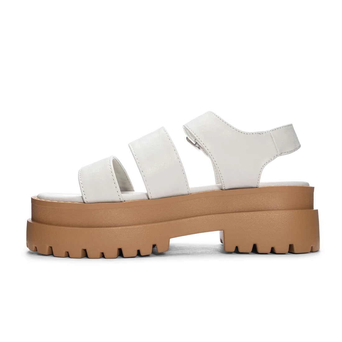 Baddie Casual Sandal - Bone