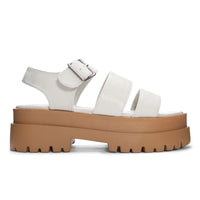 Baddie Casual Sandal - Bone