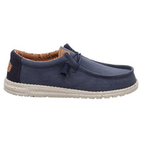 Hey Dude Wally Washed Canvas - Navy