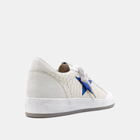 Paz Metallic Blue Sneaker
