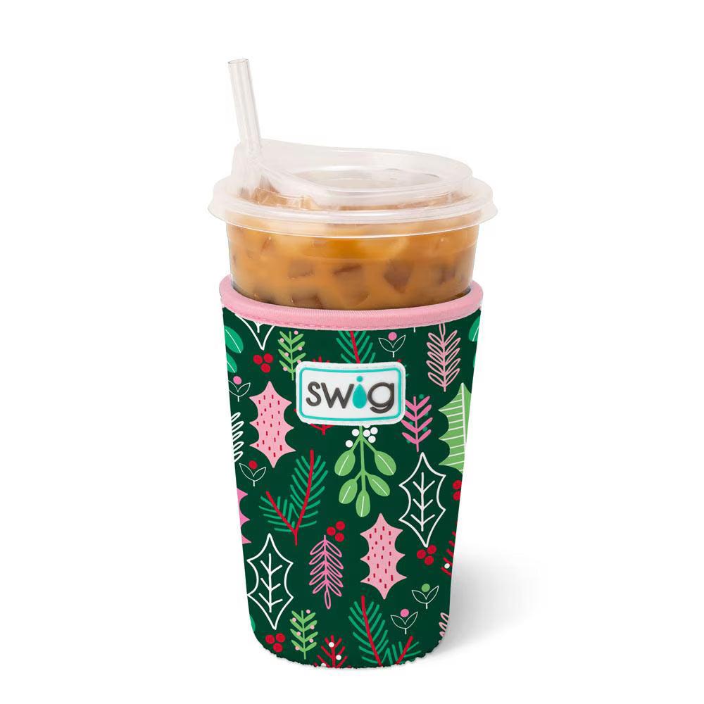 Merry Mistletoe Iced Cup Coolie (Medium