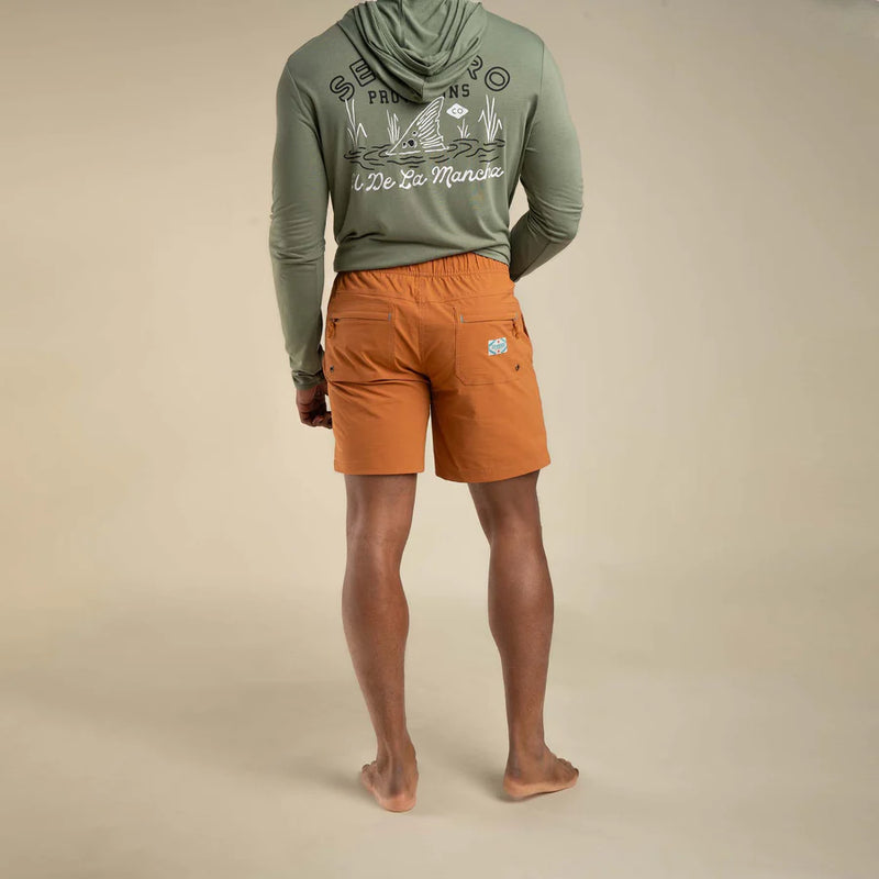 Bajada Hybrid Shorts - Russet