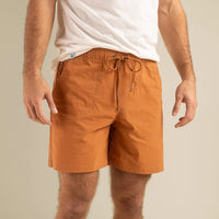 Bajada Hybrid Shorts - Russet