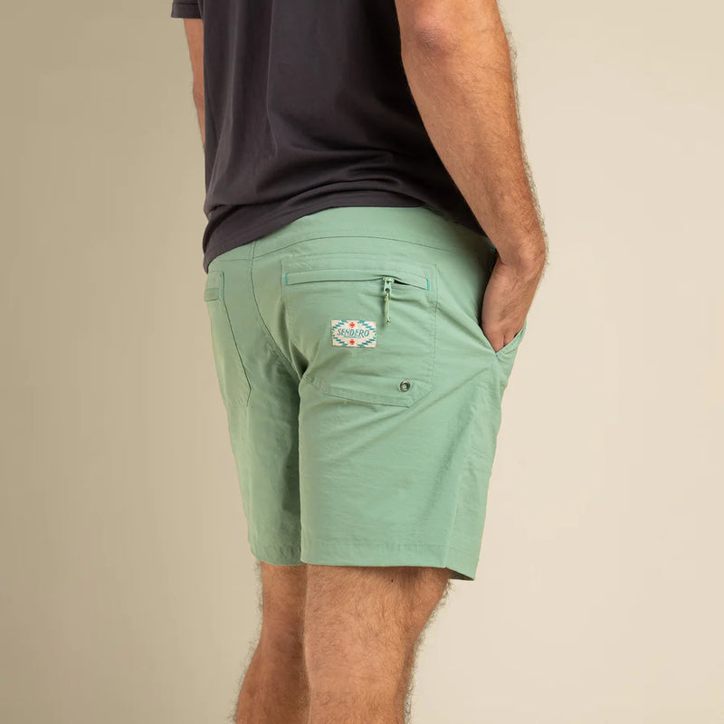 Bajada Hybrid Shorts - Laurel