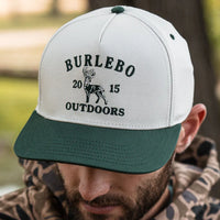 Vintage Whitetail Deer Cap - Cream