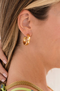 Brenda Grands Jewelry - Hammered Hoops
