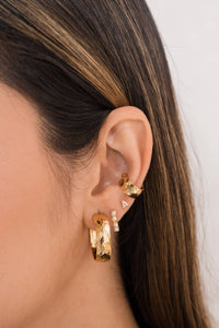 Brenda Grands Jewelry - Hammered Hoops