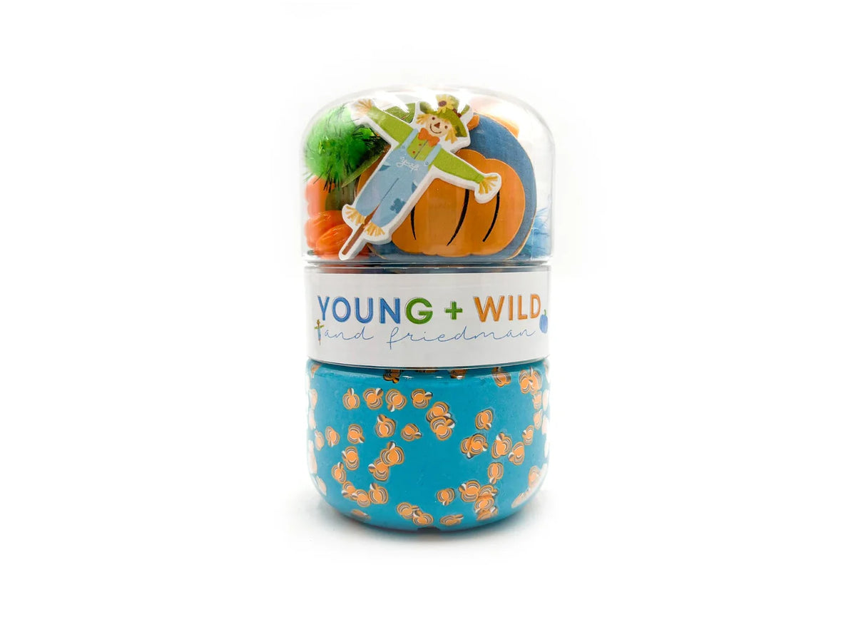 Grab & Go Dough Jar - Blue Pumpkin Patch