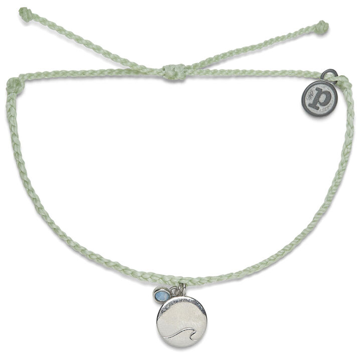 Puravida® Ride Wave Silver Bracelet