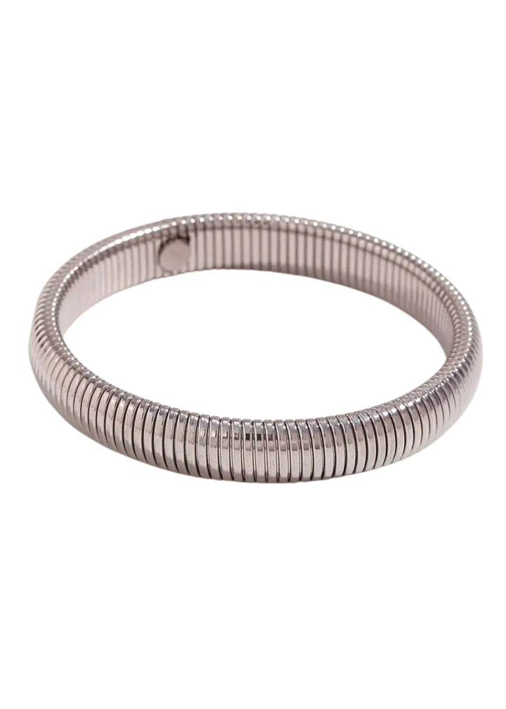 Single Tube Bracelet - Silver
