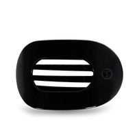 Round Flat Hair Clip | Large | Jet Black