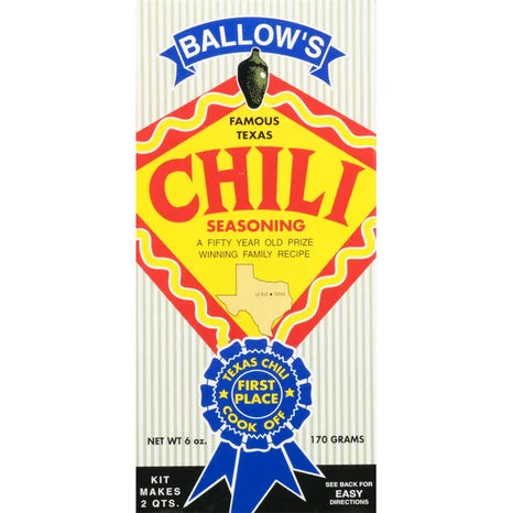 Ballow's Famous Texas Chili Mix