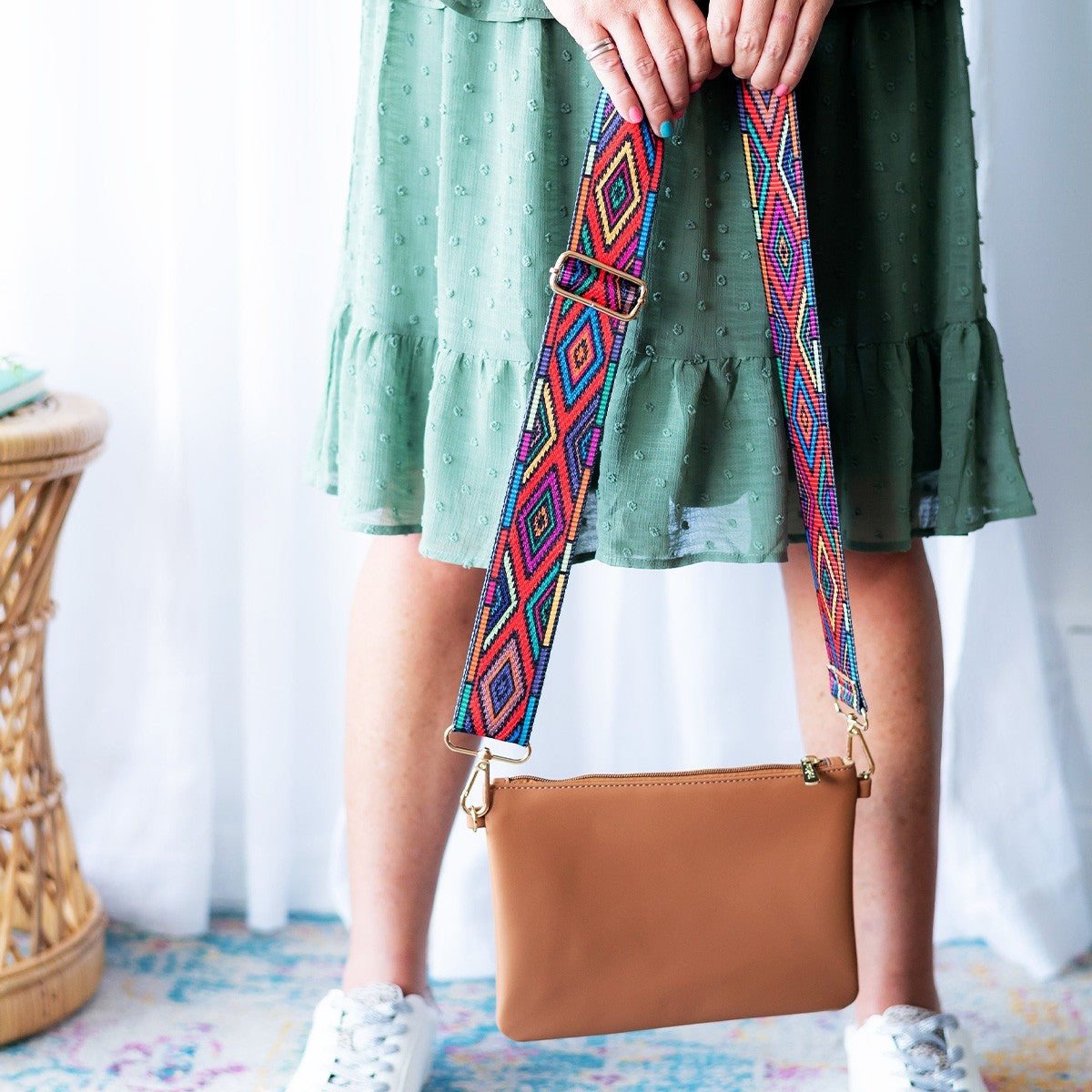 Madeline Camel Wristlet