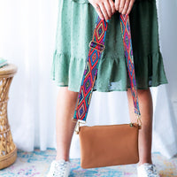 Madeline Camel Wristlet
