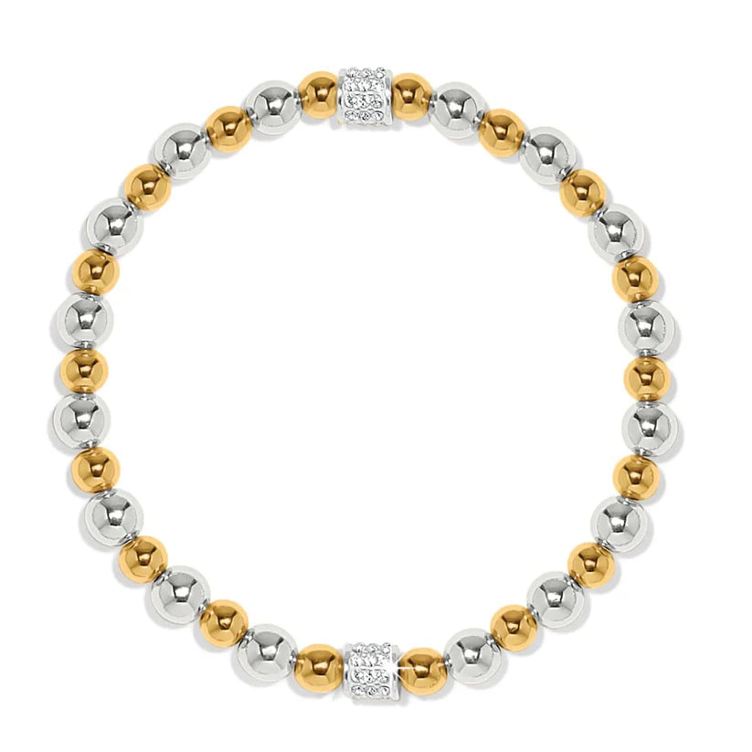 Meridian Petite Stretch Bracelet - Silver-Gold