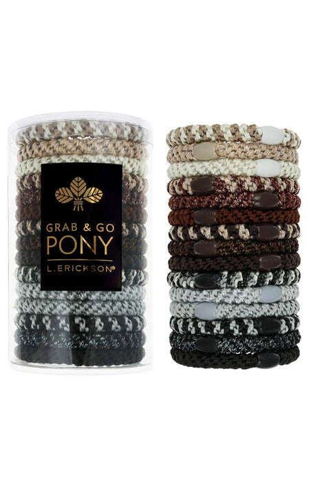 Grab & Go Pony Tube, 15 Hair Ties