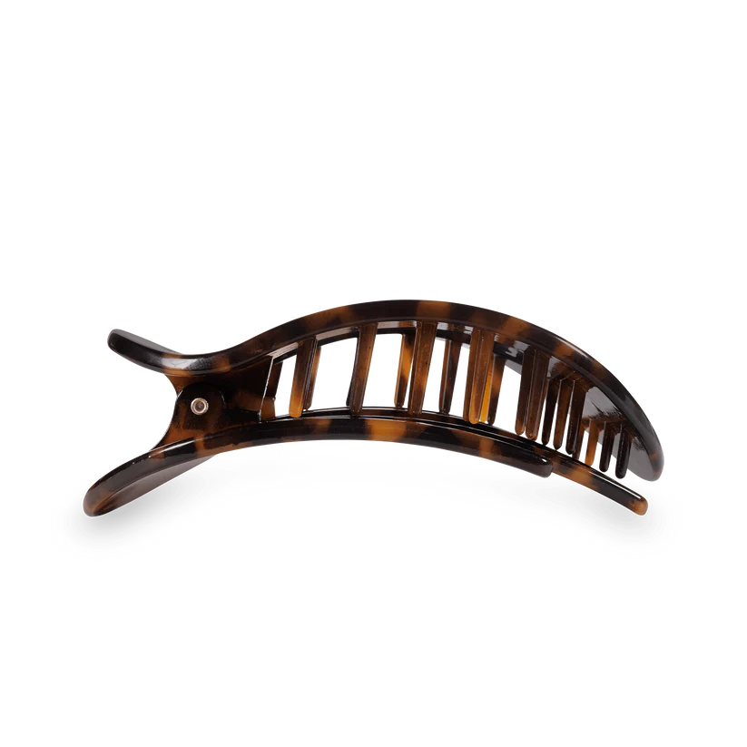 Round Flat Hair Clip | Medium | Tortoise
