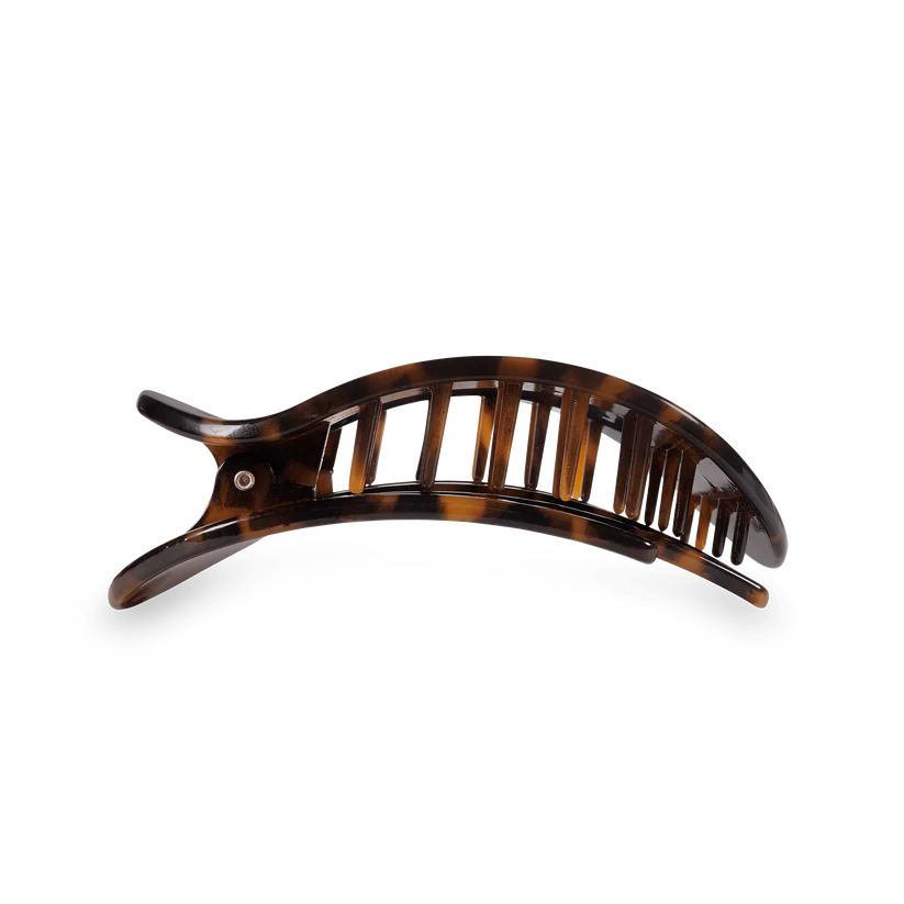 Round Flat Hair Clip | Small | Tortoise
