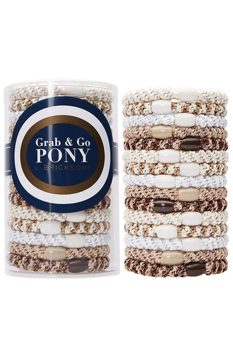 Grab & Go Pony Tube, 15 Hair Ties