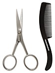 Moustache Scissors & Comb