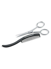 Moustache Scissors & Comb