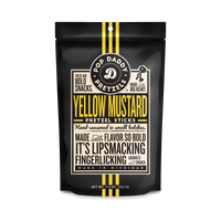 Pop Daddy Snacks - Yellow Mustard Seasoned Pretzels 7.5oz