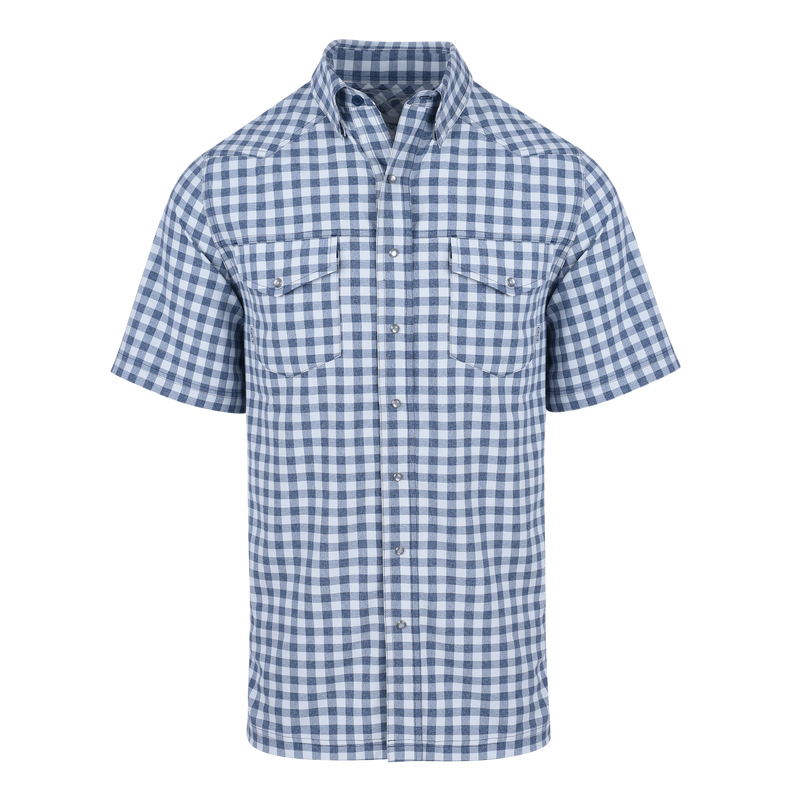 GameGuard Deep Water Pearl Snap Shirt | Long Sleeve