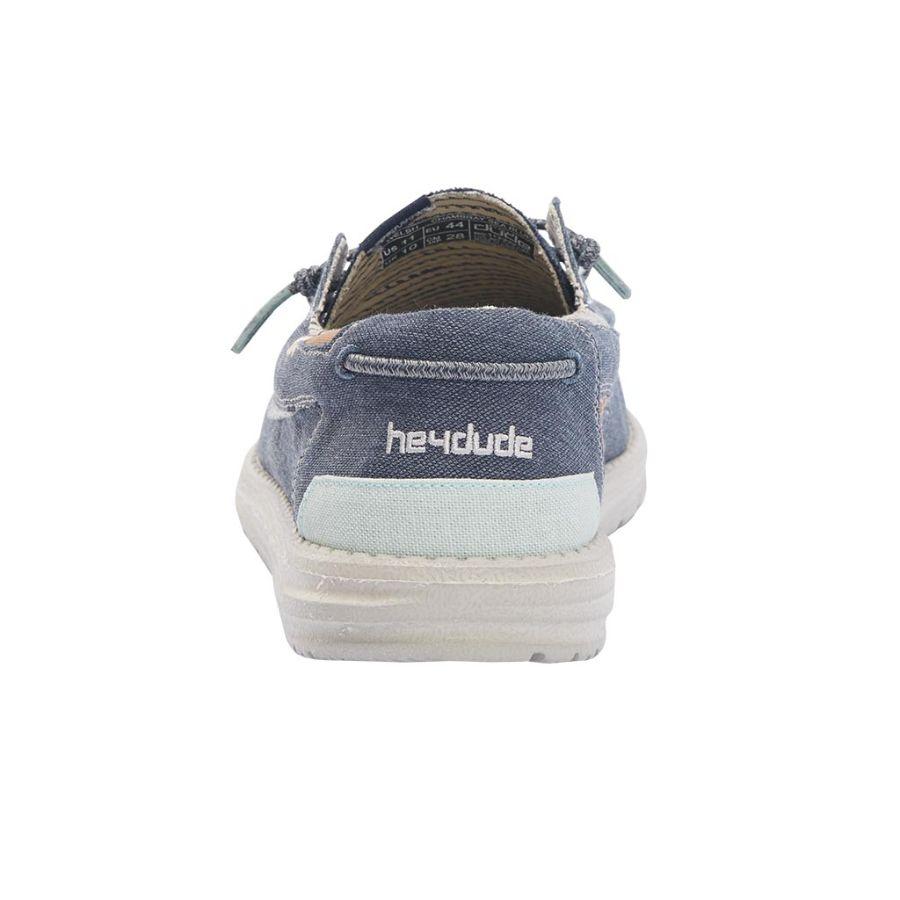 Hey Dude Welsh Chambray - Sea Blue