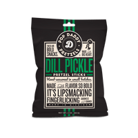 Pop Daddy Snacks - Dill Pickle Seasoned Pretzels 3.0oz