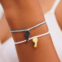 Puravida® Whistle Charm Bracelet, Seafoam