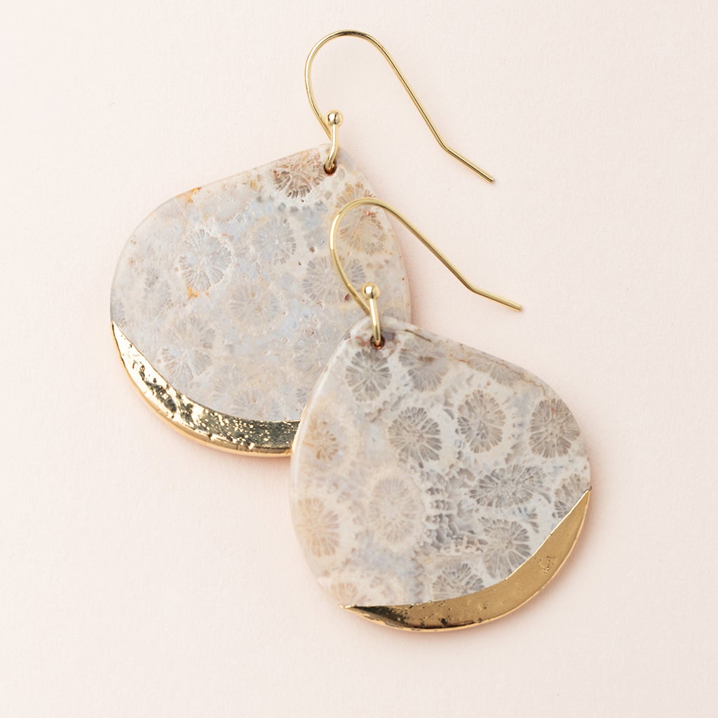 Scout - Stone Dipped Teardrop Earring
