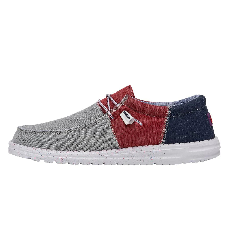 Hey Dude Wally Sox - Tri Fans Red White Blue