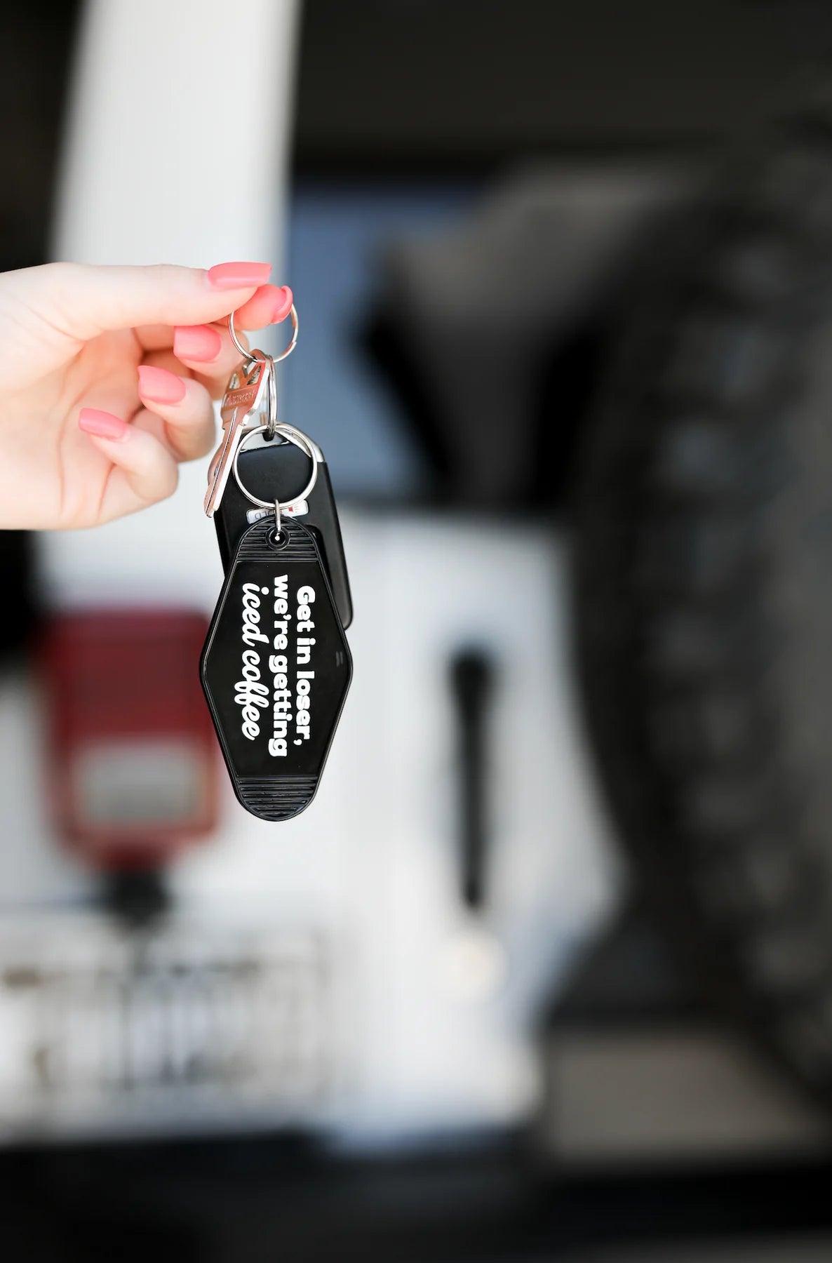 Keychain - Get in Loser