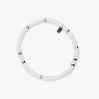 Puravida® White Puka Stretch Anklet