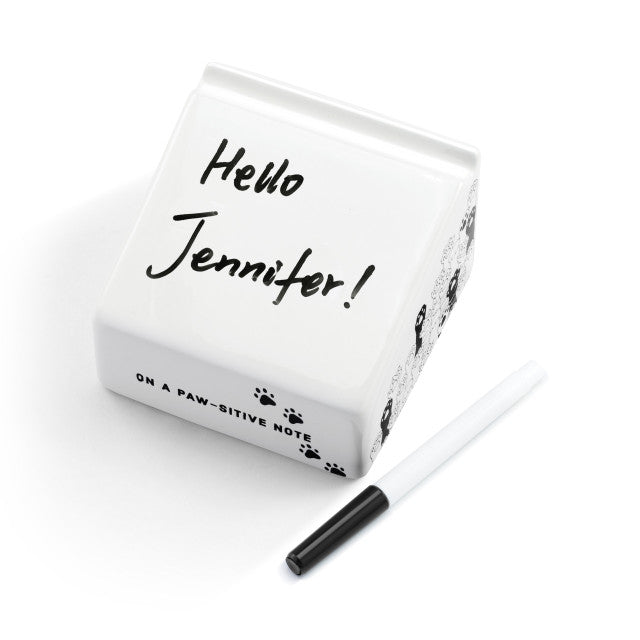 Paw-sitive Write On! Ceramic Notepad