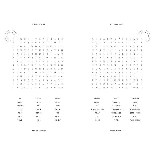 Margot + Co - The Wordsearch Book: Presence with Quotes & Scriptures