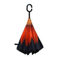 Red Topsy Turvy Umbrella