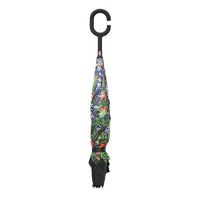 Blue Bonnet Wild Flowers Topsy Turvy Umbrella