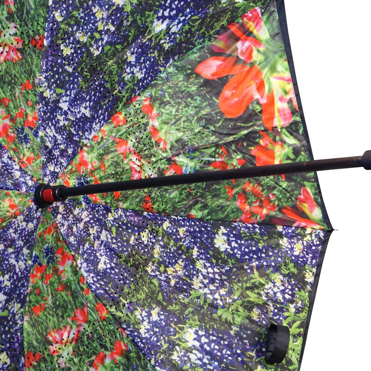 Blue Bonnet Wild Flowers Topsy Turvy Umbrella