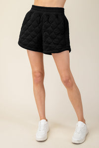The Quilted Short - Black