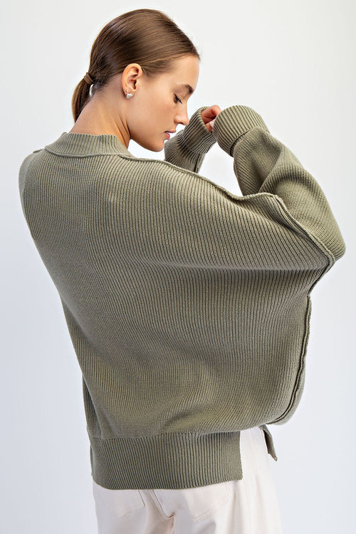The Drew Sweater - Moss