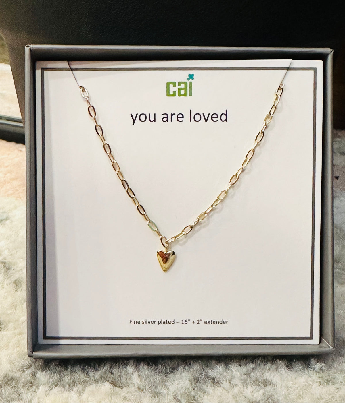 You are Loved Necklace - Gold