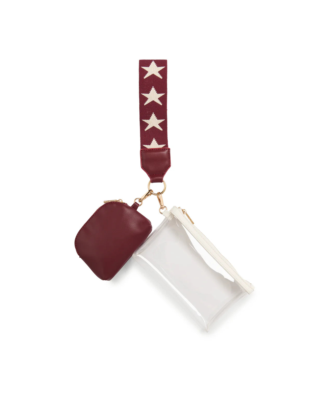 Taylor Mini Wristlet - Maroon