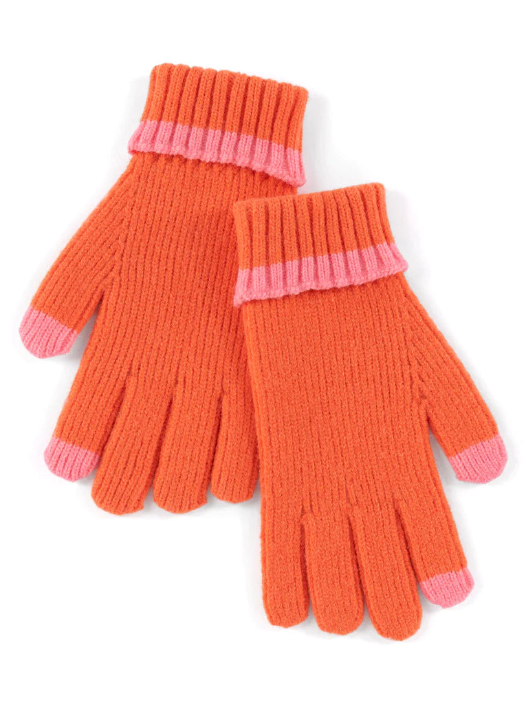 Joy Touchscreen Gloves - Orange