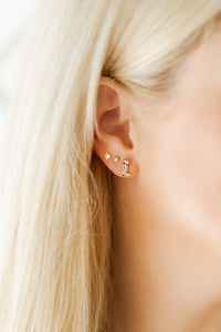 Screwback Stud Earrings - Tulip Cowgirl Boot