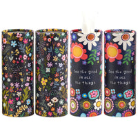 Dark Floral Tissue Box