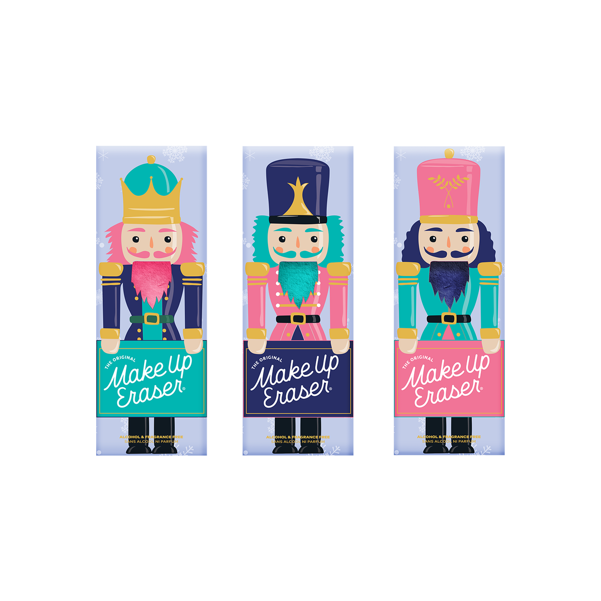 MakeUp Eraser - Nutcracker 3pc Mini PRO